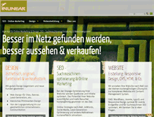 Tablet Screenshot of inlinear.com